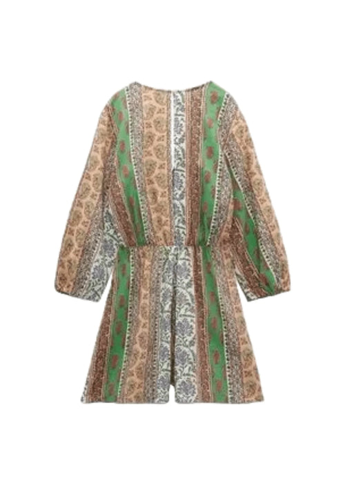 PAISLEY PRINTED PLAYSUIT