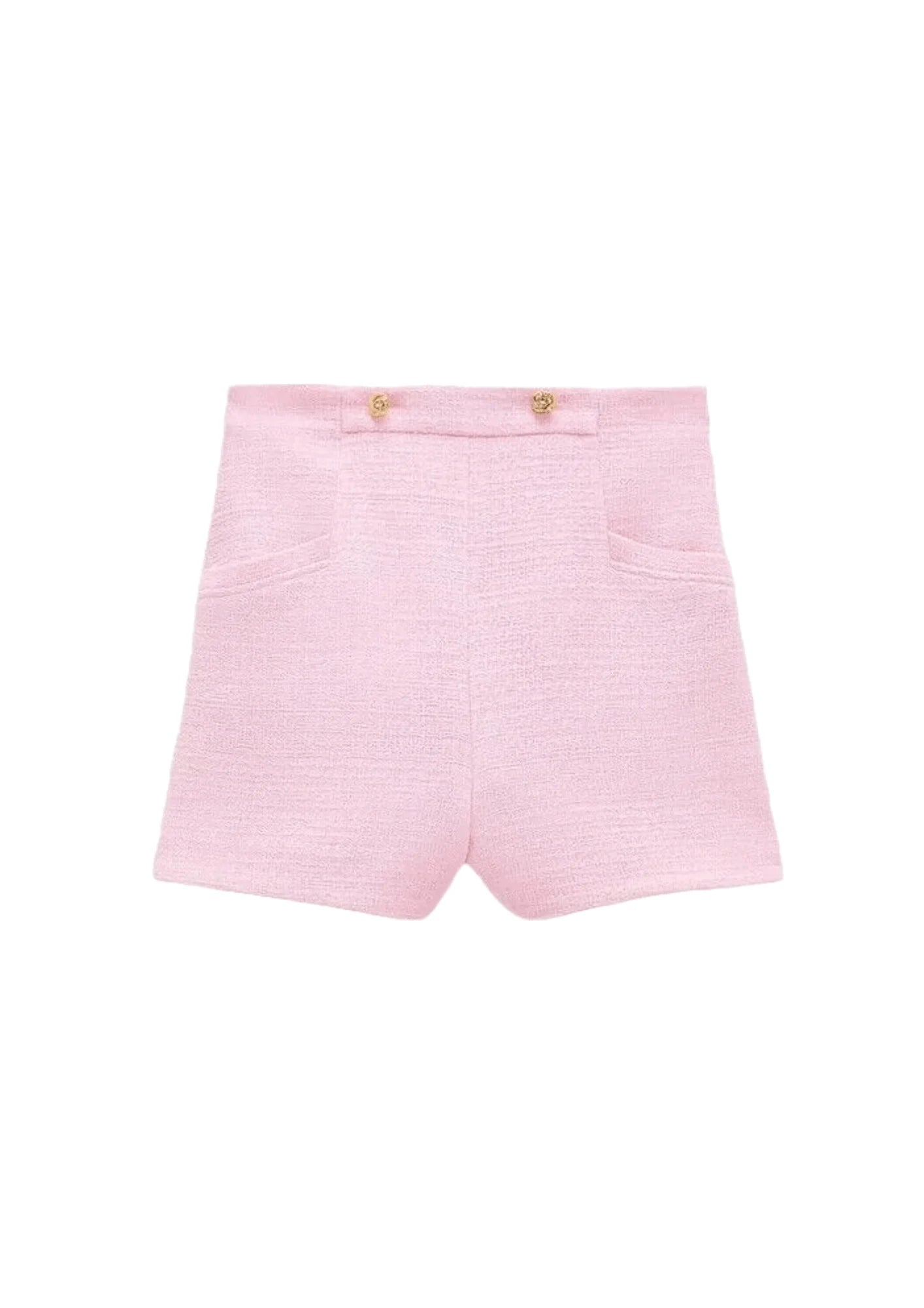Baby rosa Tweed Shorts
