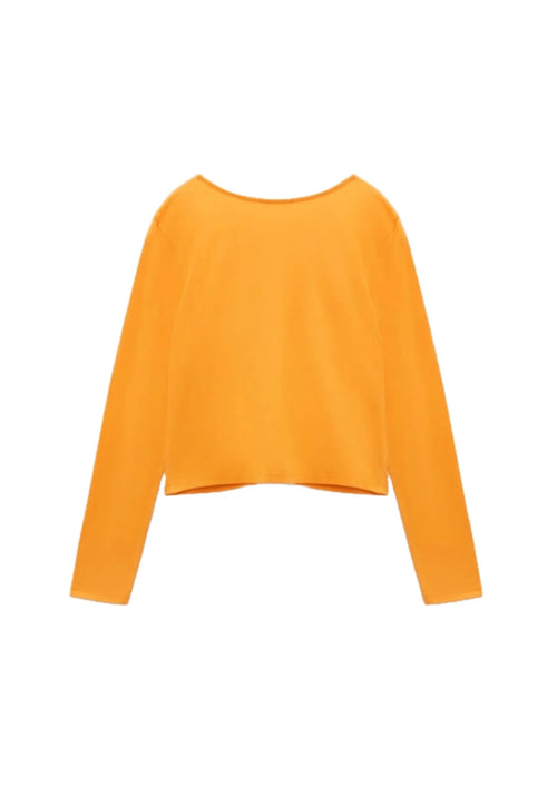 ORANGE LANGÄRMELIGES OBERTEIL