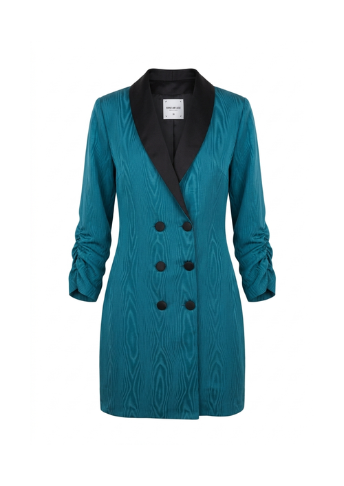 CARIBBEAN GREEN LONG BLAZER