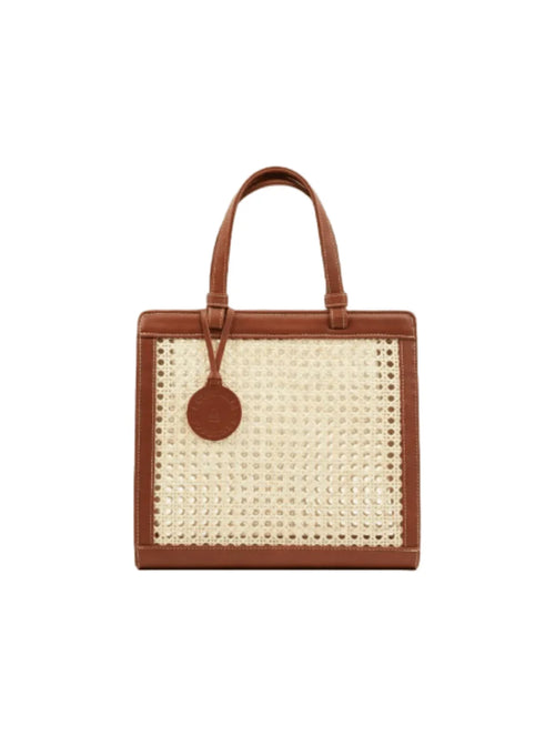 BROWN CHAÎSE CARRÉ HANDBAG