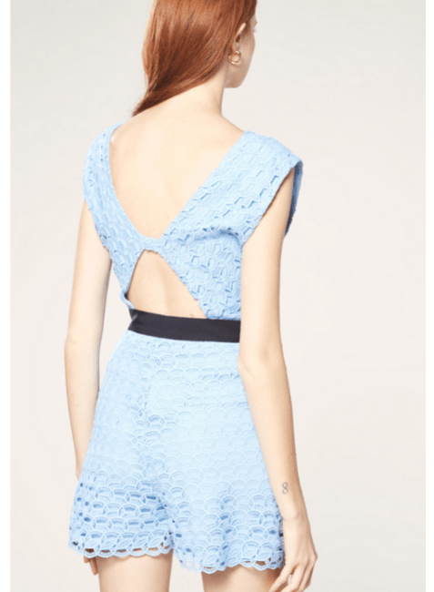 LACE PLAYSUIT - BLUE SKY - codressing