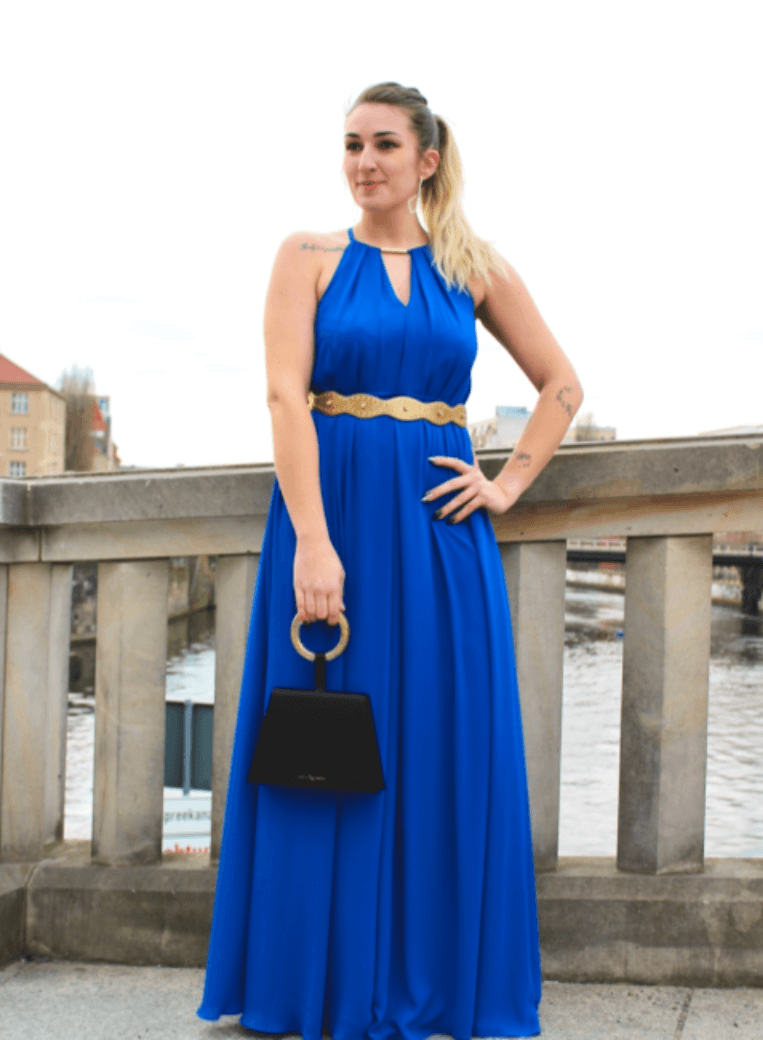LONG DRESS - ELECTRIC BLUE - codressing