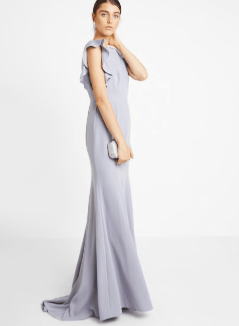 GREY LONG DRESS