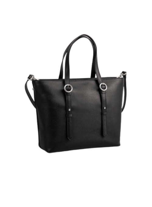 Sac à main en cuir noir