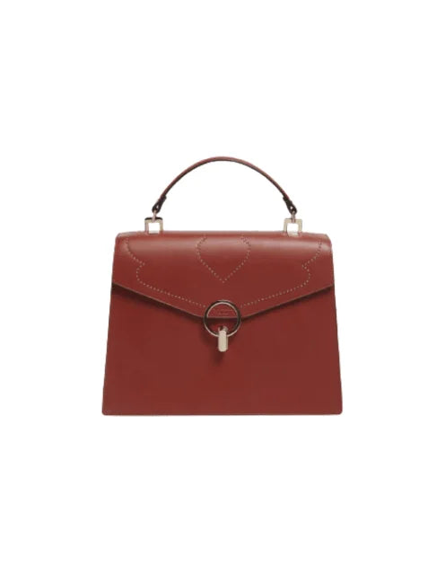 DARK RED HANDBAG