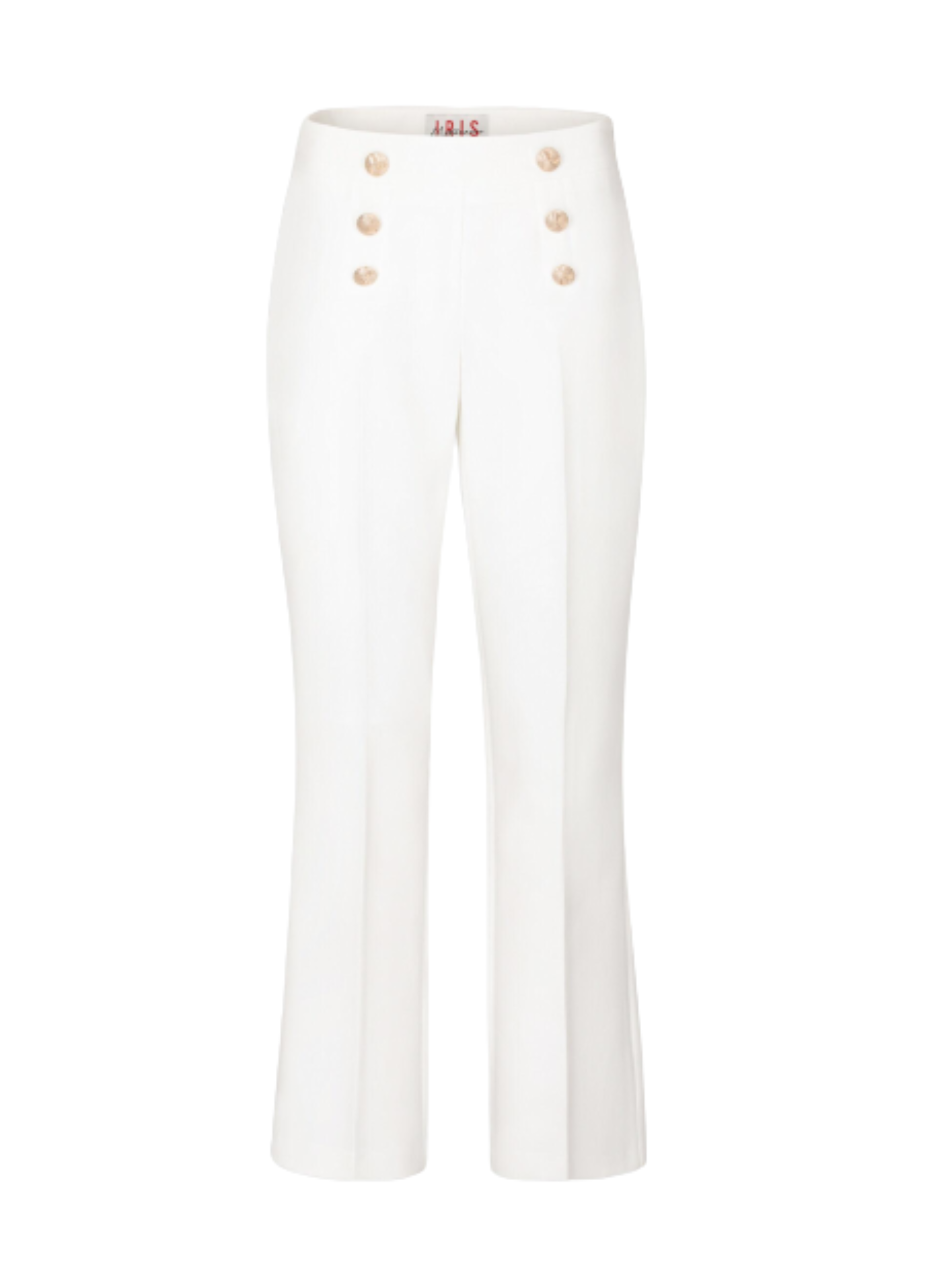 Pantalon blanc haute taille