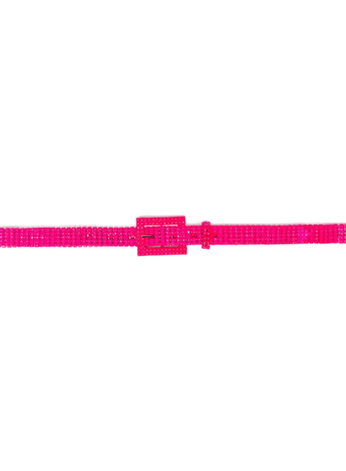Ceinture perle fuchsia