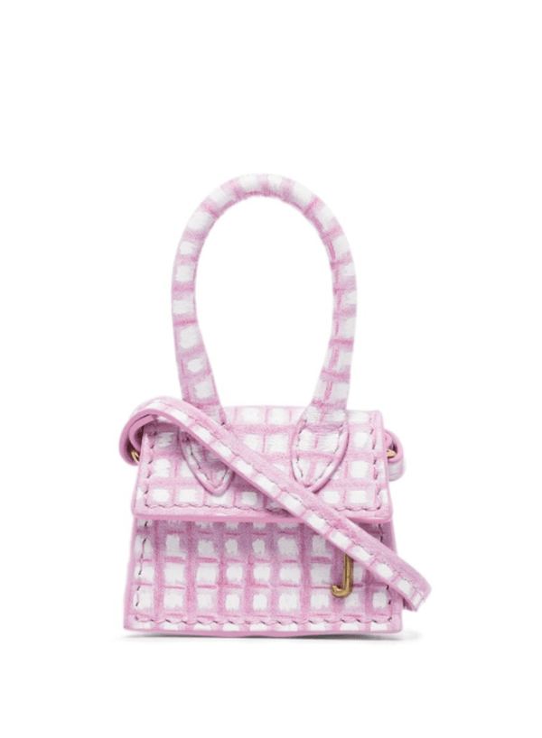 Mini sac rose et blanc Chiquito