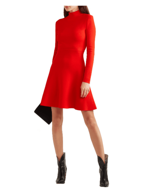 TWO-TONE MINI DRESS