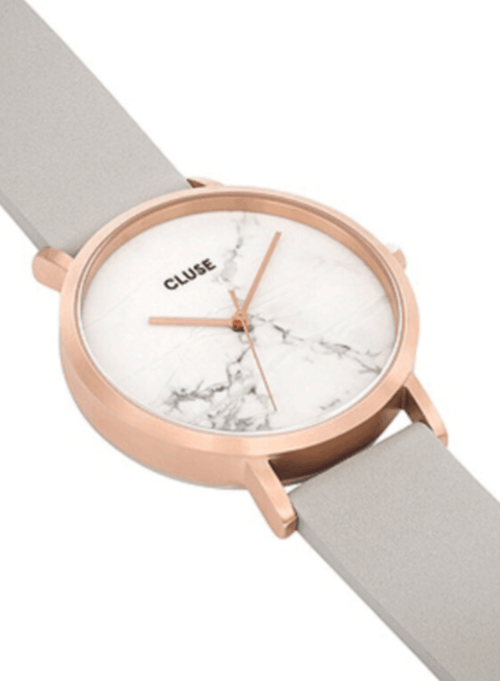 MARBLE ANALOG QUARTZ WATCH