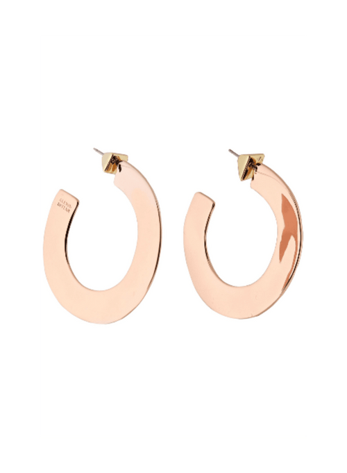 ROSE GOLD TONE HOOP EARRINGS