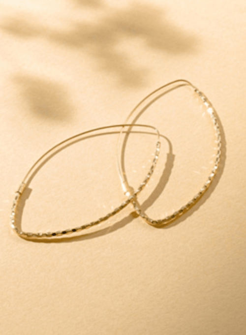 Boucles d'oreilles en or caroline