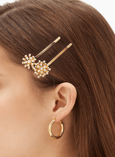 SET OF 3 GOLDEN HAIRCLIPS