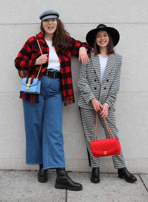 Gingham Checked-Muster Blazer