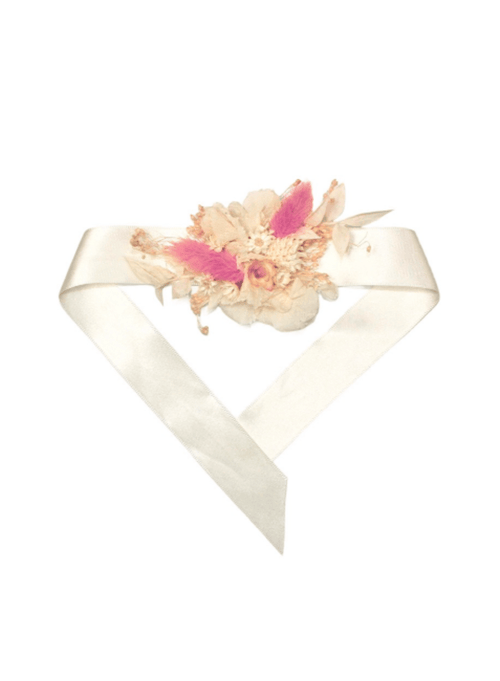 BRACELET WITH DRIED FLOWERS
