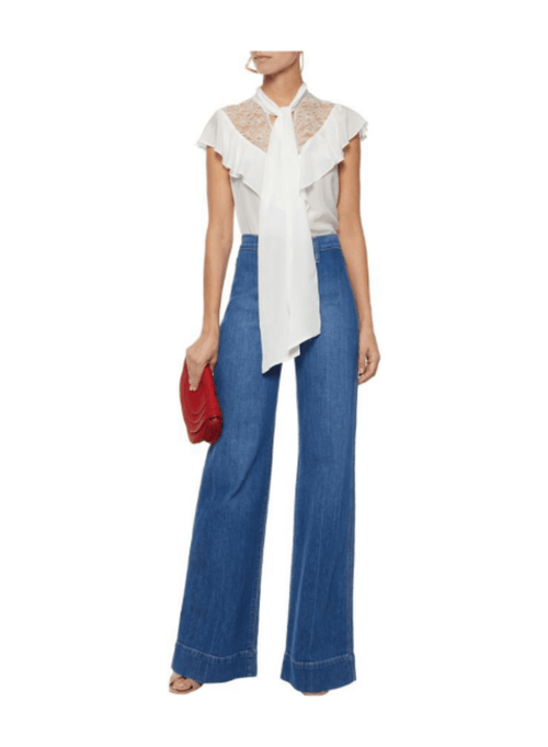 Off Blouse blanc