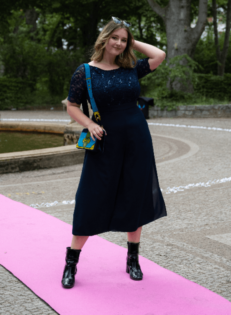 NAVY BLUE JUMPSUIT