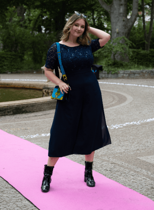NAVY BLUE JUMPSUIT