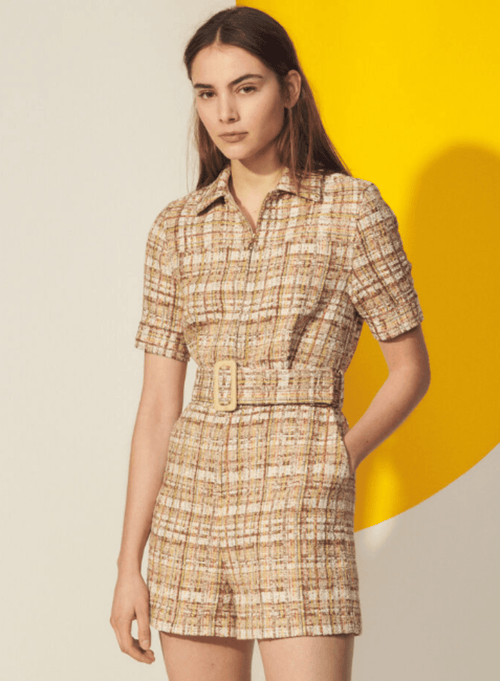 Tweed Playsuit