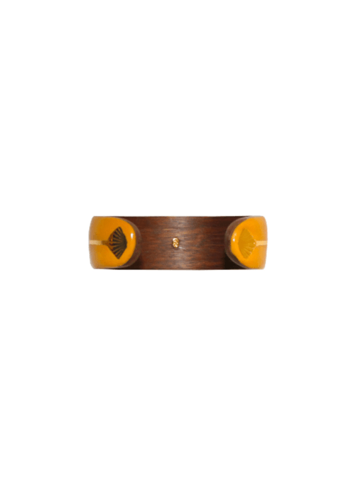 OCHER WOODEN CUFF