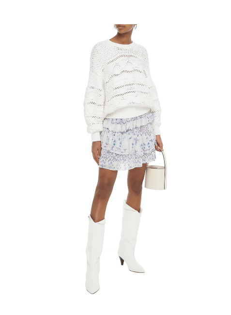 PRINTED MINI SKIRT