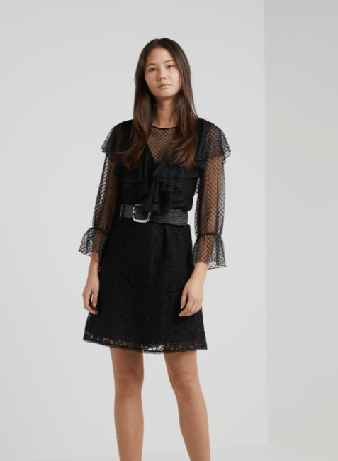 Schwarzes Mini -Kleid