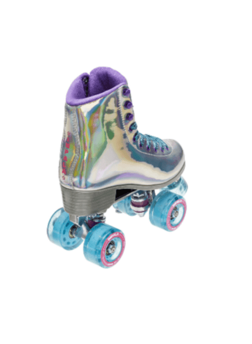 HOLOGRAPHIC ROLLER SKATES