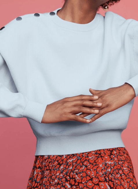 LIGHT BLUE SWEATER