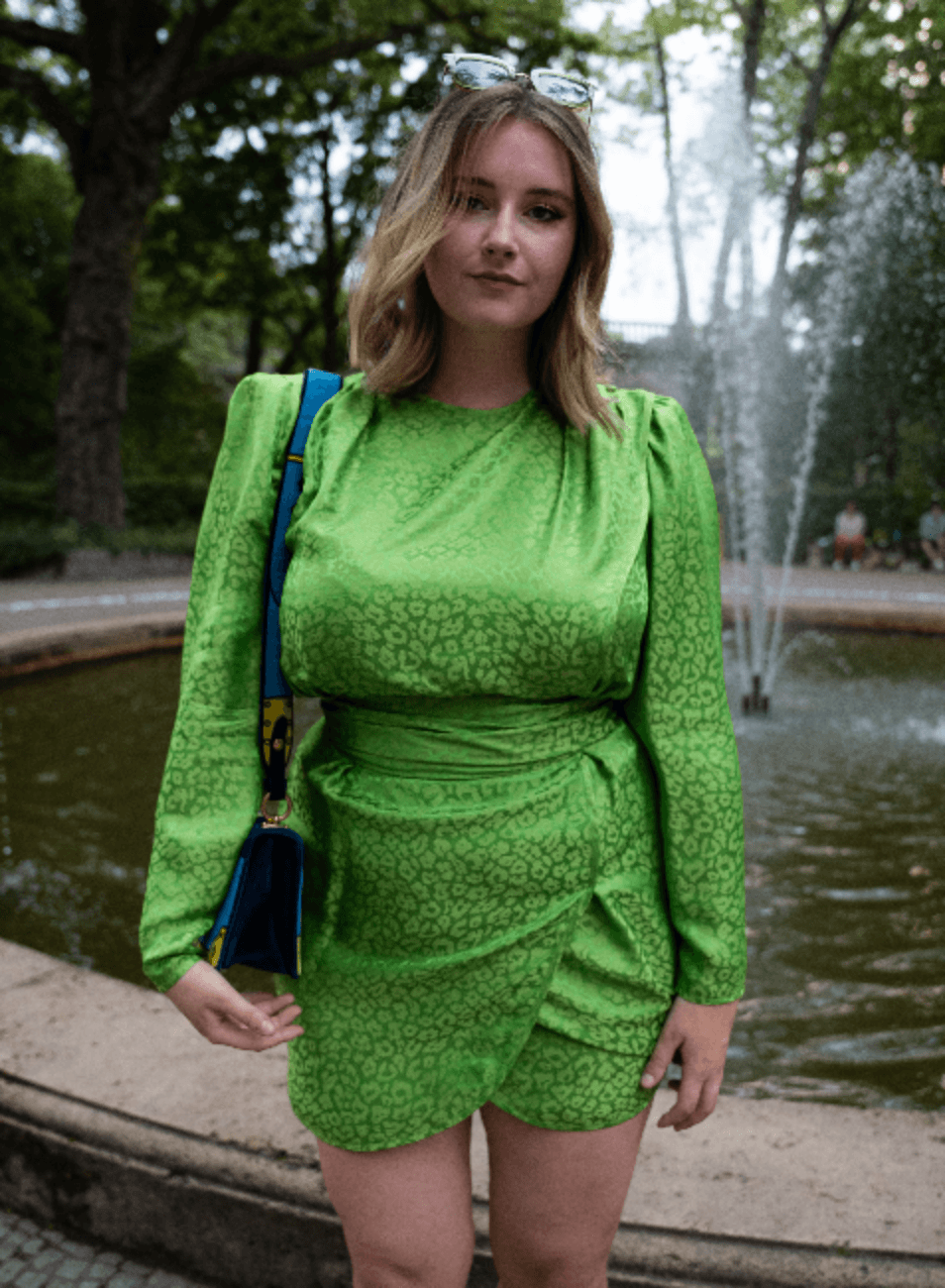NEON GREEN SATIN MINI DRESS codressing NEON GREEN SATIN MINI DRESS codressing