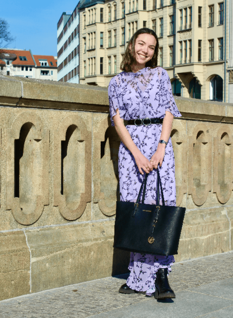 Lilac floral 2025 maxi dress