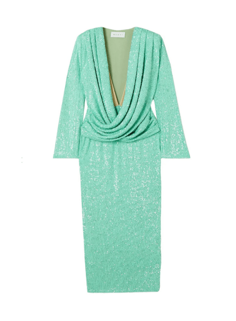 MINT SEQUINED DRESS