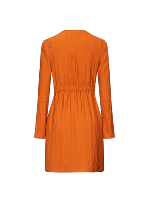 COPPER ORANGE DRESS - codressing