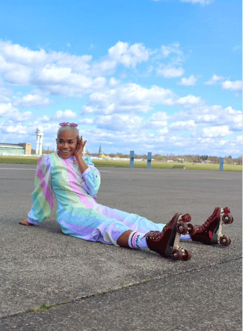 Robe Edie à paillettes pastel