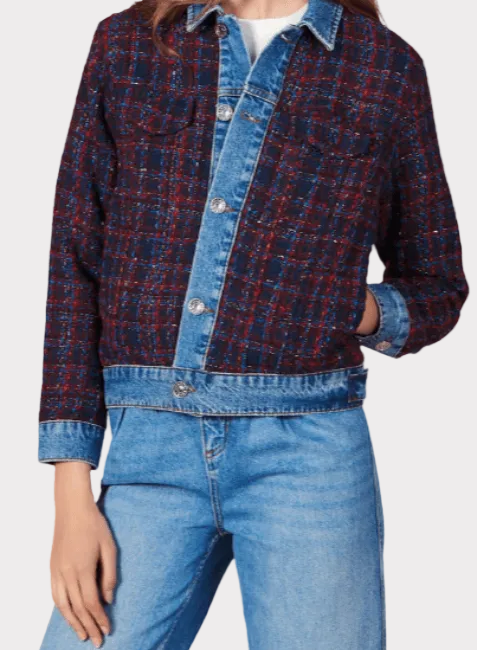 DENIM TWEED JACKET